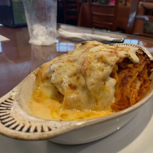 lasagna de pollo gratinado