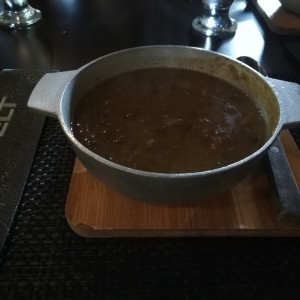 sopa de lentejas