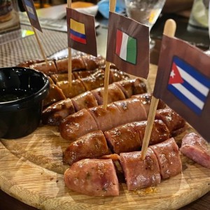 Picada de chorizos