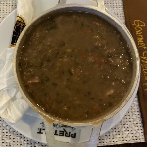 SOPA DE CARNE Y LENTEJAS