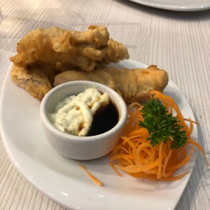 Tempura de salmon