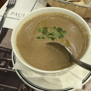 Sopa de champiñones 