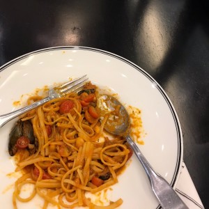 linguini fruto de Mar