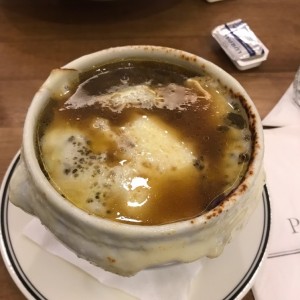 sopa de cebolla