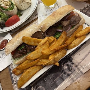 Baguete de carne