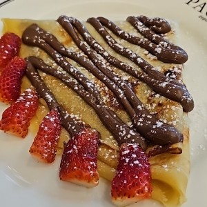 crepe con nutella