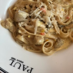 fetuccini con pollo