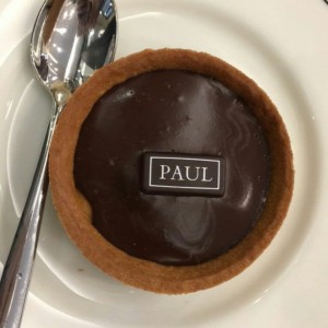 tartaleta de chocolate