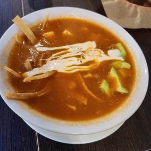 Sopa de tortilla 