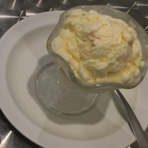 helado de vainilla