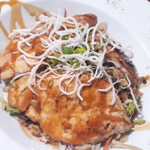 Pad thai de pollo