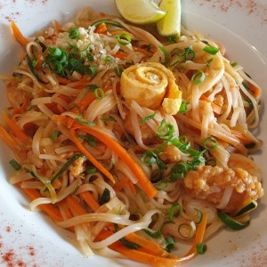 Phad Thai de Mariscos