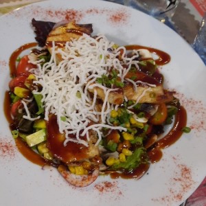 ensalada teriyaki