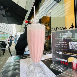 Batido de fresa