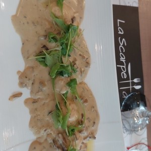 ravioli de pollo en salsa blanca