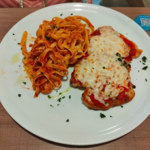 Milanesa alla parmigiana