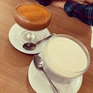 Dolci - Panna Cotta y Tiramisu nutella