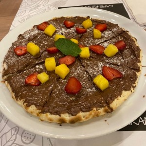 Pizza de Nutella