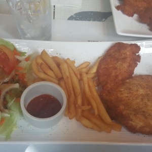 milanesa de pollo