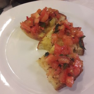 Entradas - Bruschetta al pomodoro