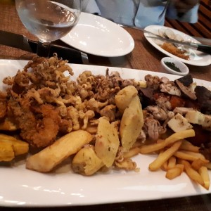 picada mar y tierra