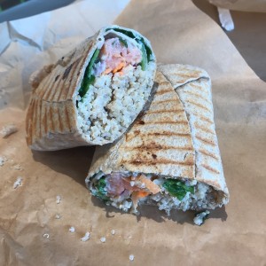 Quinoa Salmon Wrap