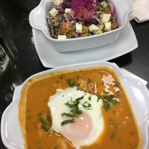 parihuela y solterito de quinoa