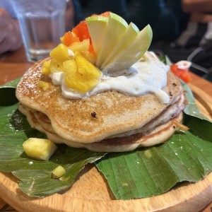 Pancakes con frutas