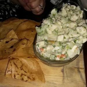 Ceviche de Corvina y cilantro