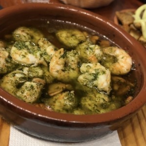 Mariscos - Gambas al ajillo