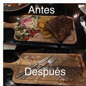 costillas borrachas antes/despues... pregunta si me gusto?