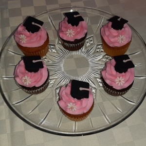 cup cake de graduacion