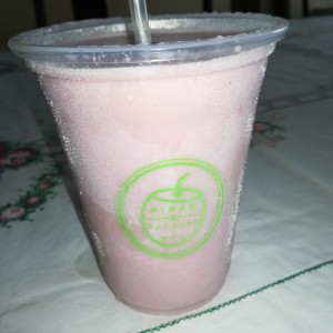 Batido de Fresa con Coco