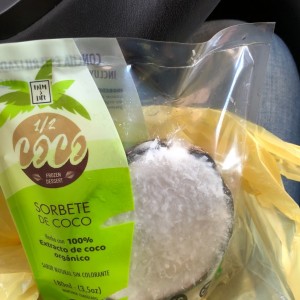 sorbete de coco