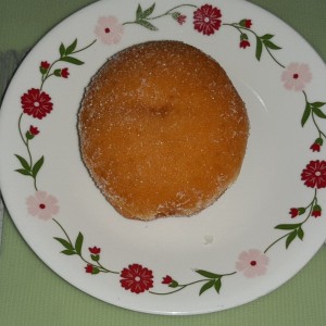 donut rellena de dulce de leche