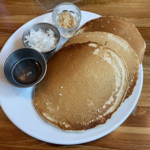 Pancakes con coco 