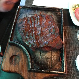 Costilla a la barbacoa