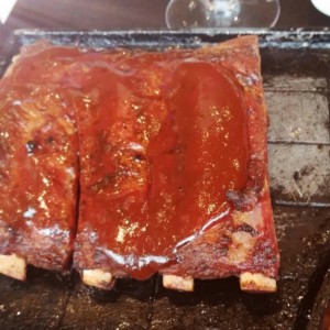 costilla a la BBQ