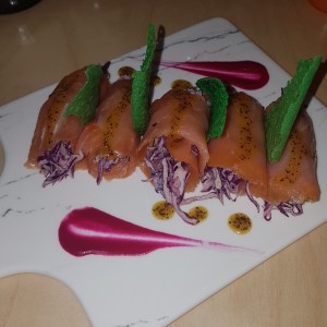 rollito de salmon