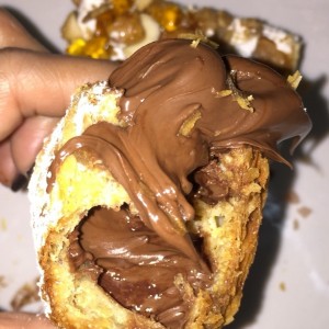 Cola de langosta rellena de Nutella ??