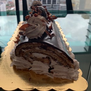 Brazo gitano de chocolate