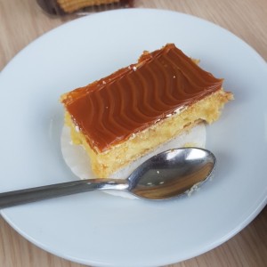 Milhojas de dulce de leche