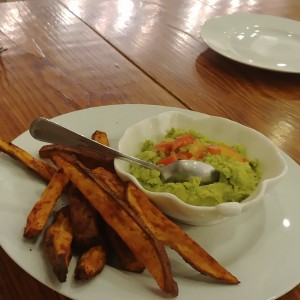 guacamole con sweet potato