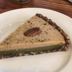 pie de te matcha