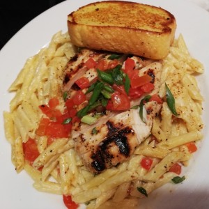 pasta con pollo