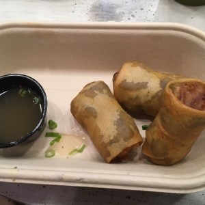 spring rolls de camarones