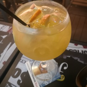 sangria en vino blanco