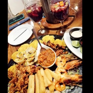 Bandeja de mariscos