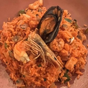 PLATOS FUERTES - Arroz con Mariscos