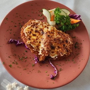 Filete de pechuga a la parmigiana